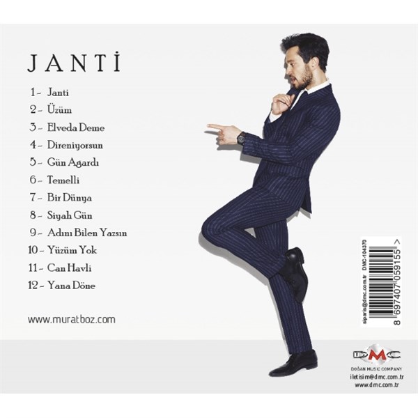 دانلود آلبوم فوق العاده شنیدنی از مراد بوز Murat Boz بنام Janti